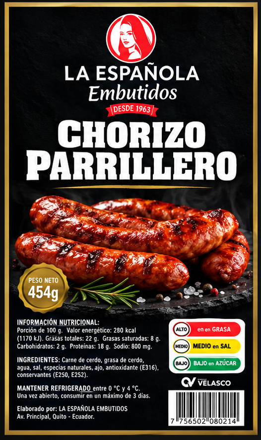 Chorizo Parrillero