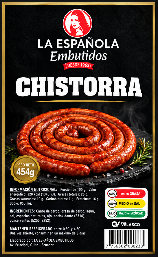 Chistorra 454g