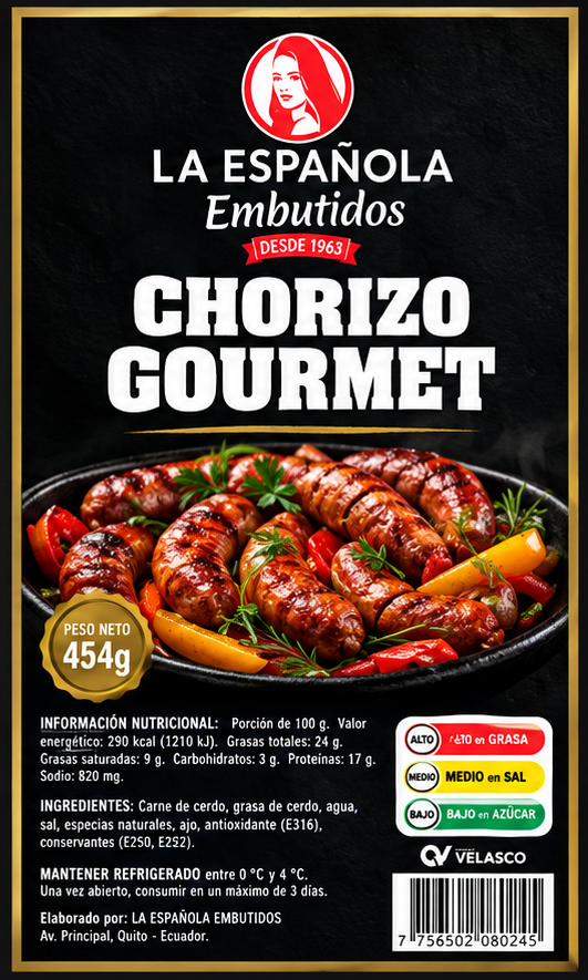 Chorizo Gourmet 454g